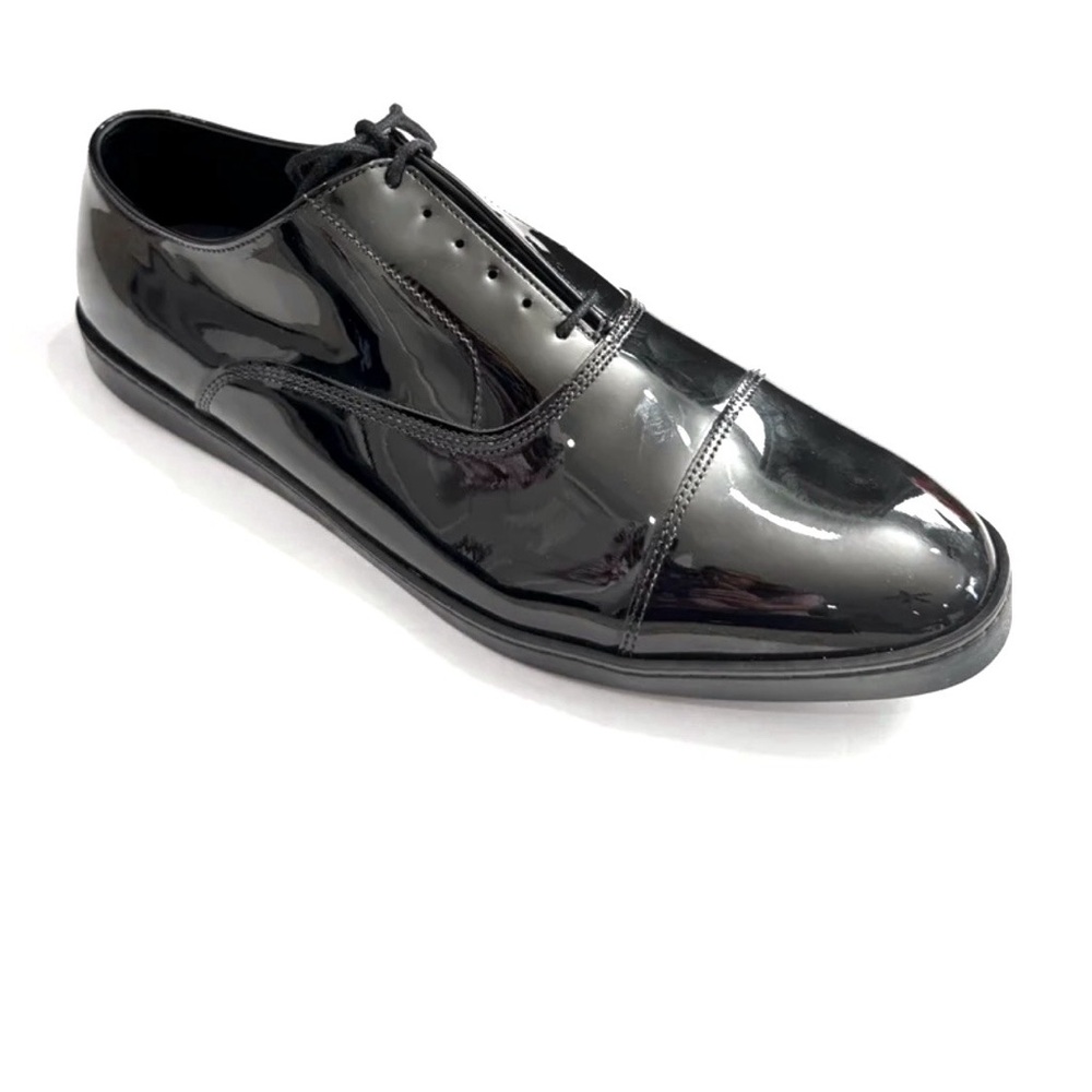Allen Edmonds Mens Black Patent Leather Oxford Dress Shoe 12 EEE New #74320